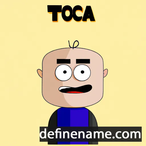 cartoon of the name Toca