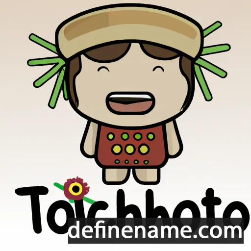 cartoon of the name Tochtli