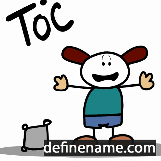 cartoon of the name Toci