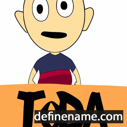 cartoon of the name Toda