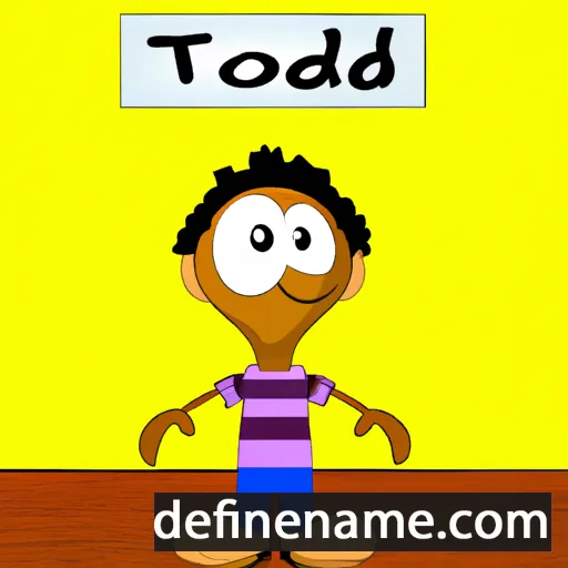 cartoon of the name Toddi