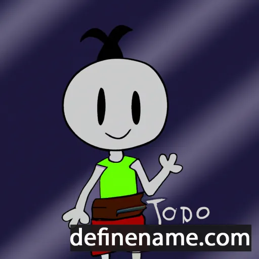 cartoon of the name Todomu