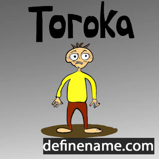 cartoon of the name Todrika