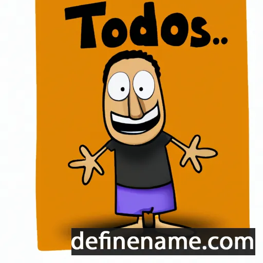 cartoon of the name Todros