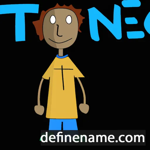 cartoon of the name Toêne