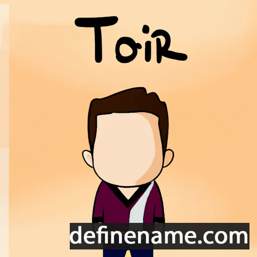 cartoon of the name Tohir