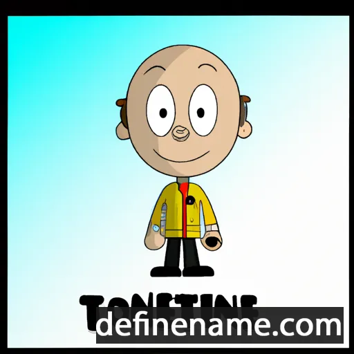 cartoon of the name Toine