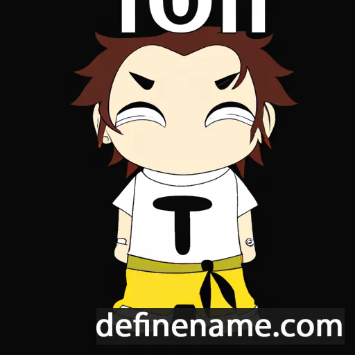 cartoon of the name Toji