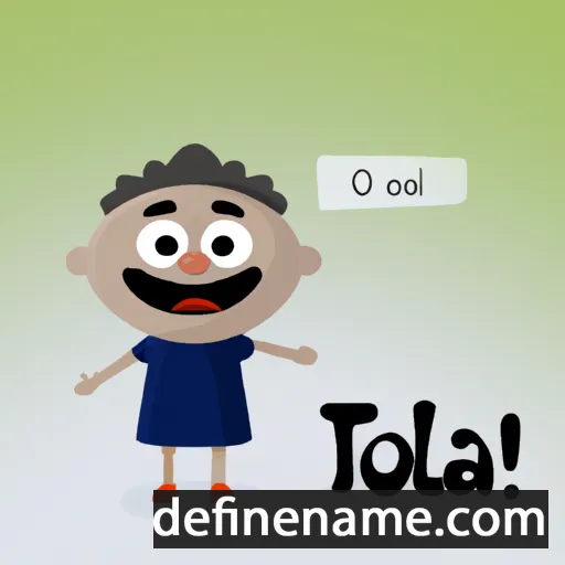 cartoon of the name Tóla