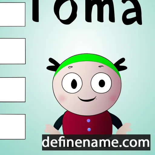 cartoon of the name Tómnat