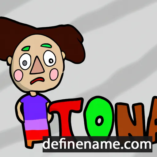 Tóna cartoon