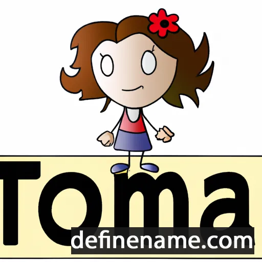 Tònia cartoon