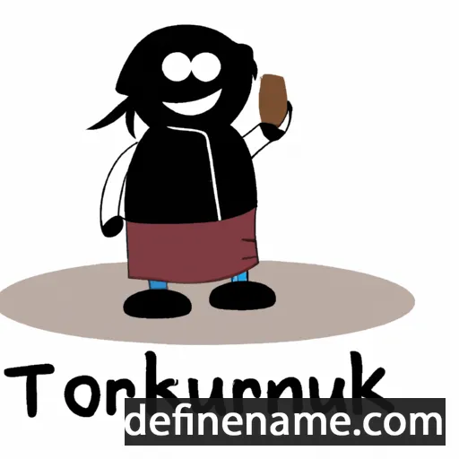 cartoon of the name Tömörkhüü