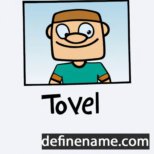 cartoon of the name Tøllev