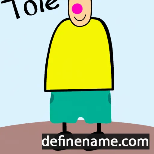 cartoon of the name Tølløv