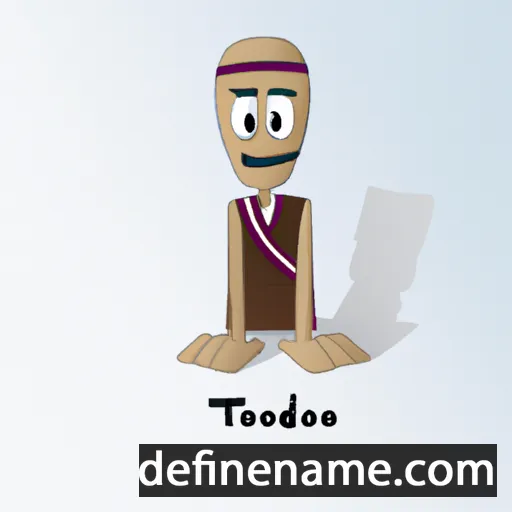 cartoon of the name Tojmurod