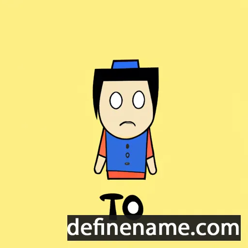 cartoon of the name Tojó