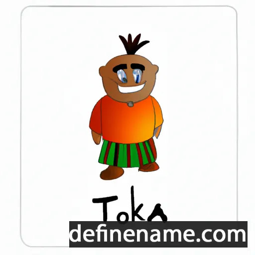 cartoon of the name Tokala