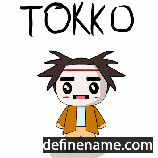 cartoon of the name Tokirou