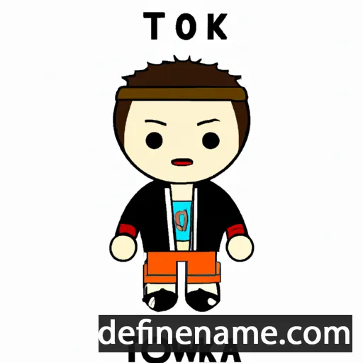 cartoon of the name Tokiwa