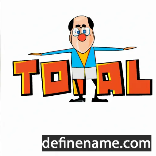 cartoon of the name Tolan