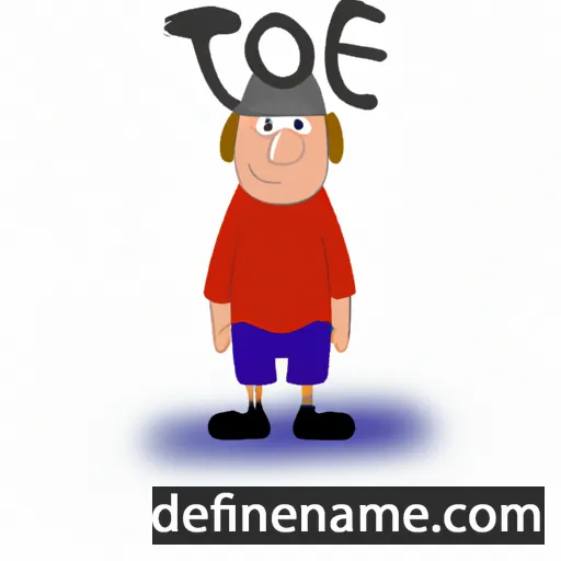 cartoon of the name Tole