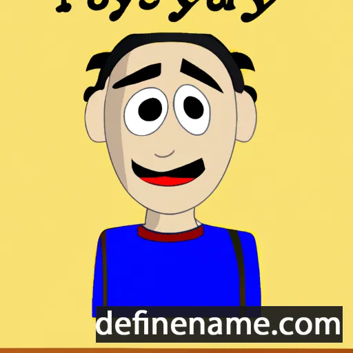 cartoon of the name Tolganay