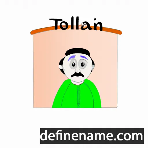 cartoon of the name Tolhildan