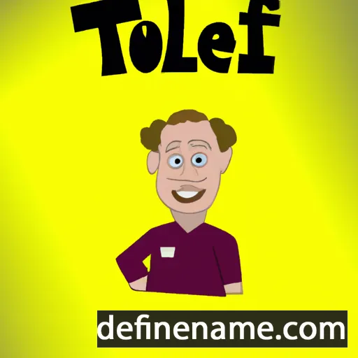 cartoon of the name Tollef