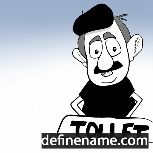 cartoon of the name Tollett