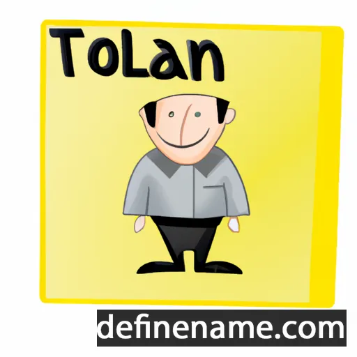 cartoon of the name Tolman