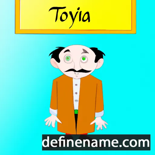 cartoon of the name Tolvydas