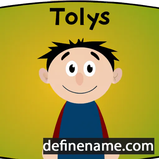 cartoon of the name Tolys