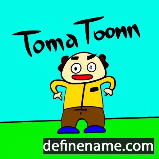 cartoon of the name Tomáisín