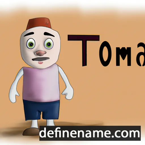 cartoon of the name Toman