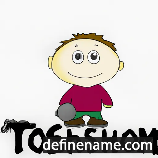 cartoon of the name Tomasch