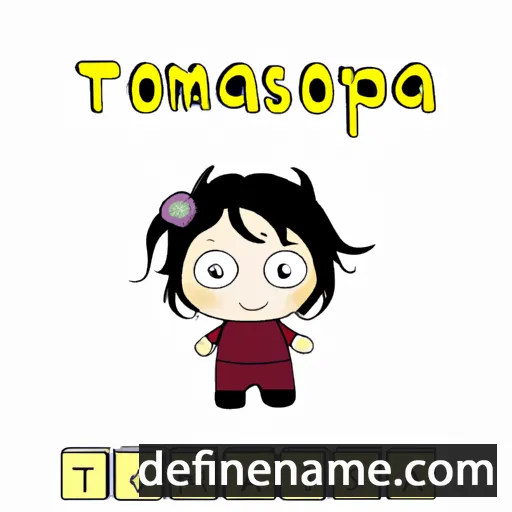 cartoon of the name Tomasiana