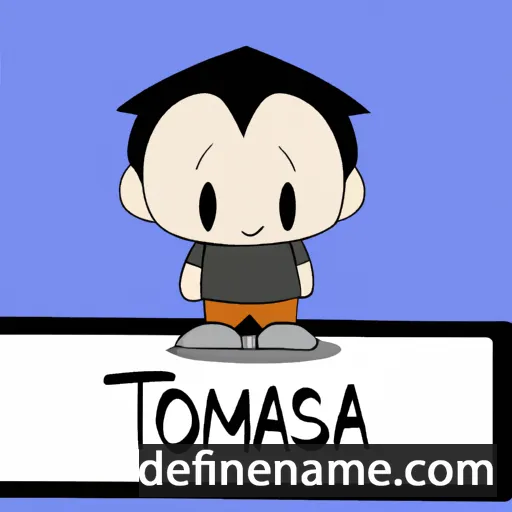 cartoon of the name Tomasu