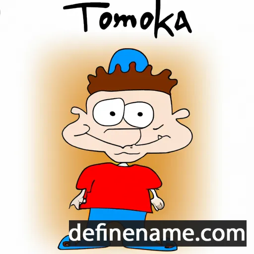 cartoon of the name Tomažek