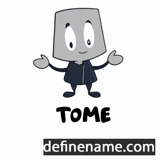 cartoon of the name Tomë