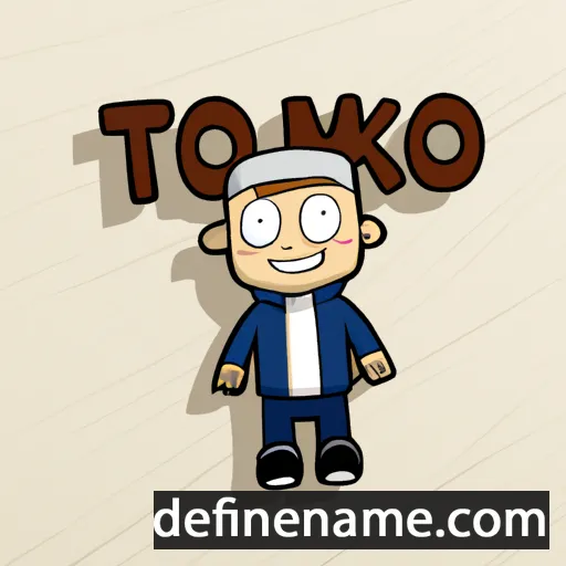 cartoon of the name Tomejko