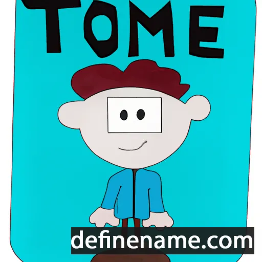 cartoon of the name Tomesse