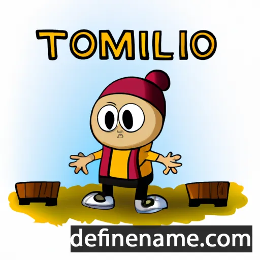 Tomilė cartoon