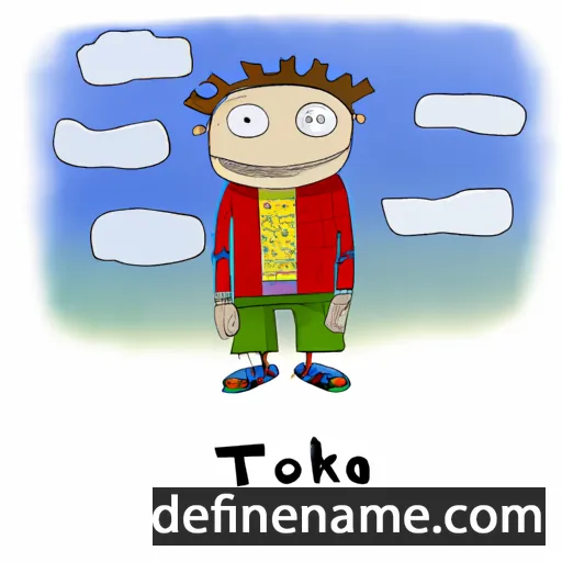 cartoon of the name Tomka