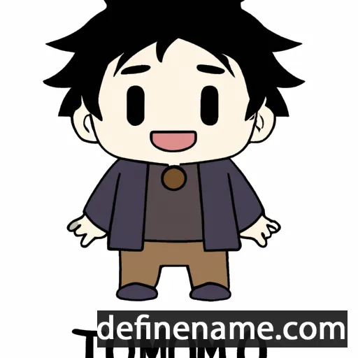 cartoon of the name Tomohiro