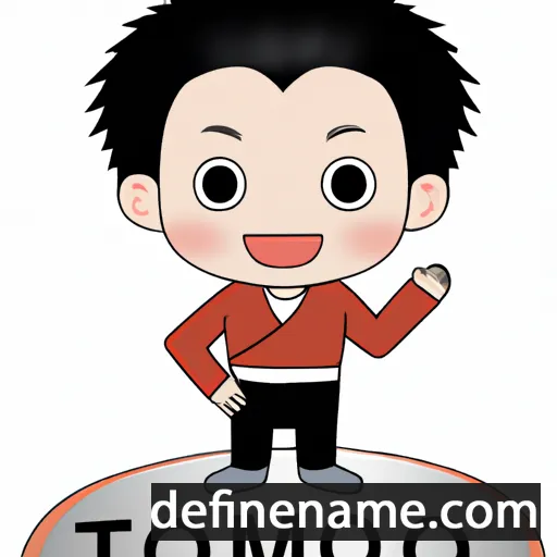 cartoon of the name Tomoho