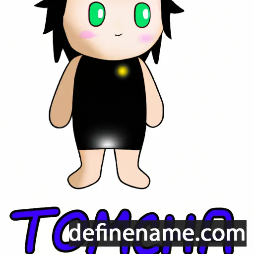 cartoon of the name Tomomichi