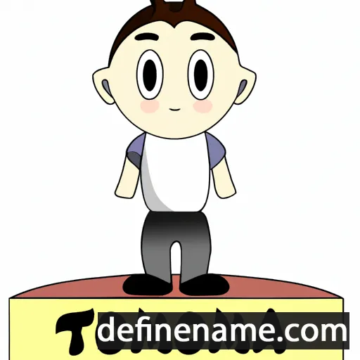 cartoon of the name Tomonori