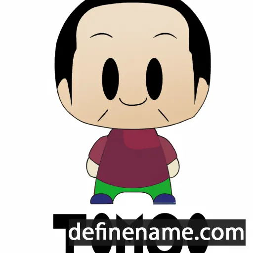 cartoon of the name Tomoo