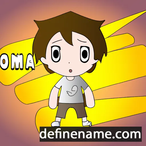 cartoon of the name Tomoya